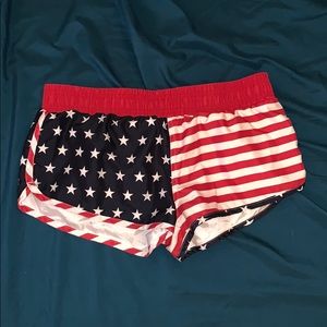 American flag shorts